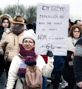french people on strike to illustate the artciel titles the 6 french culture myths
